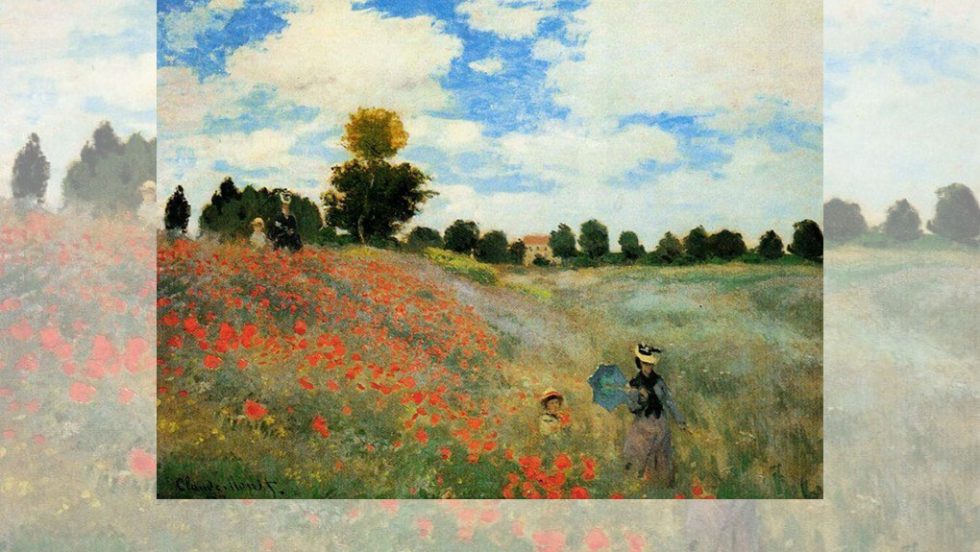 The Poppy Field near Argenteuil Claude Monet